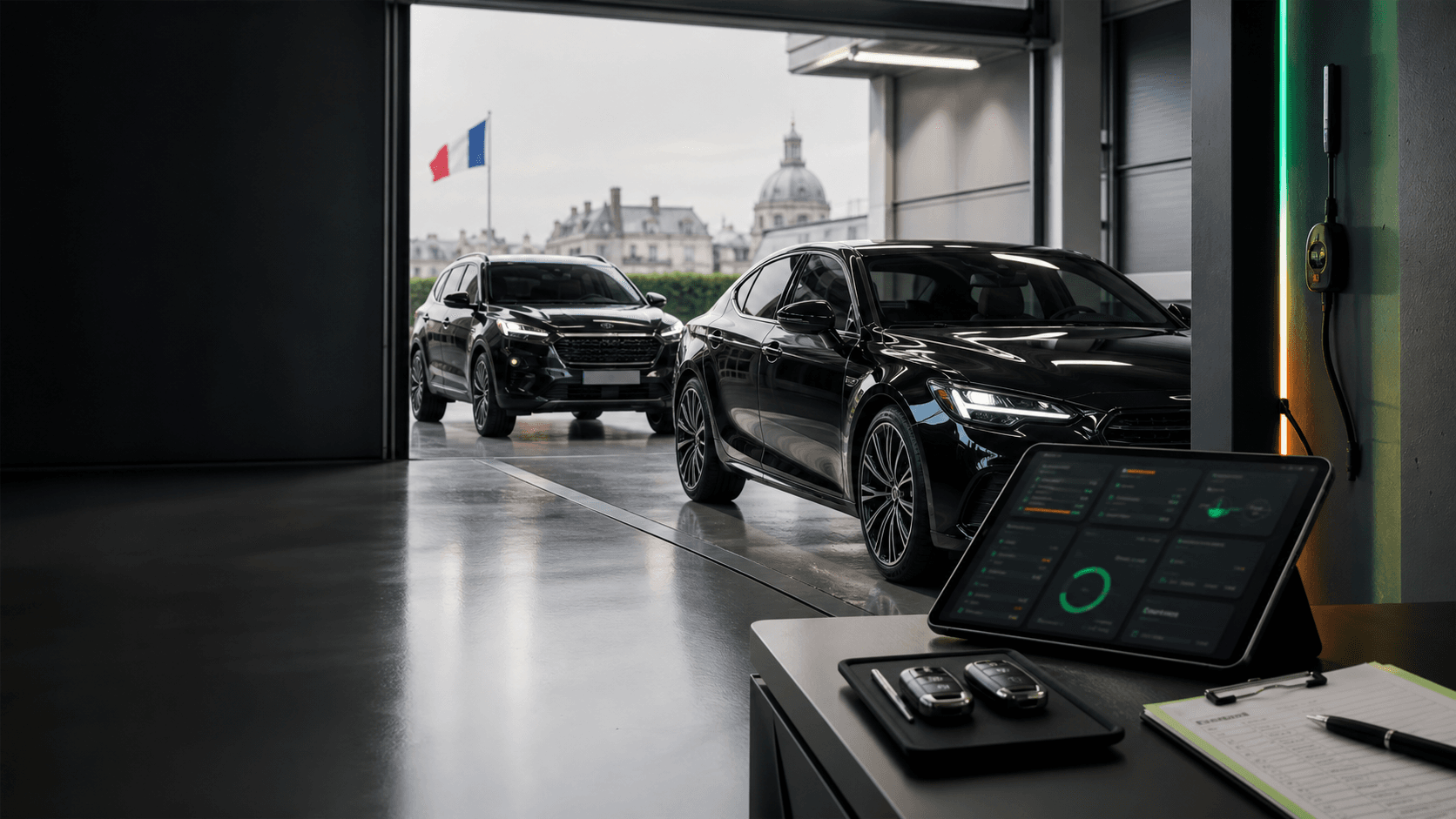 Vehicules prepares pour une conciergerie automobile premium