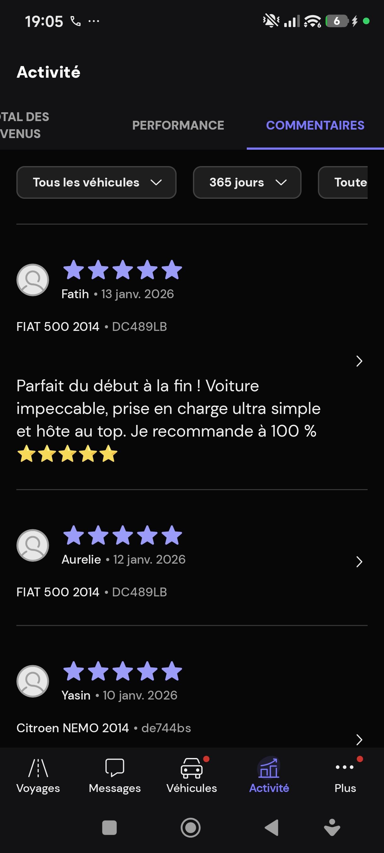 Avis client